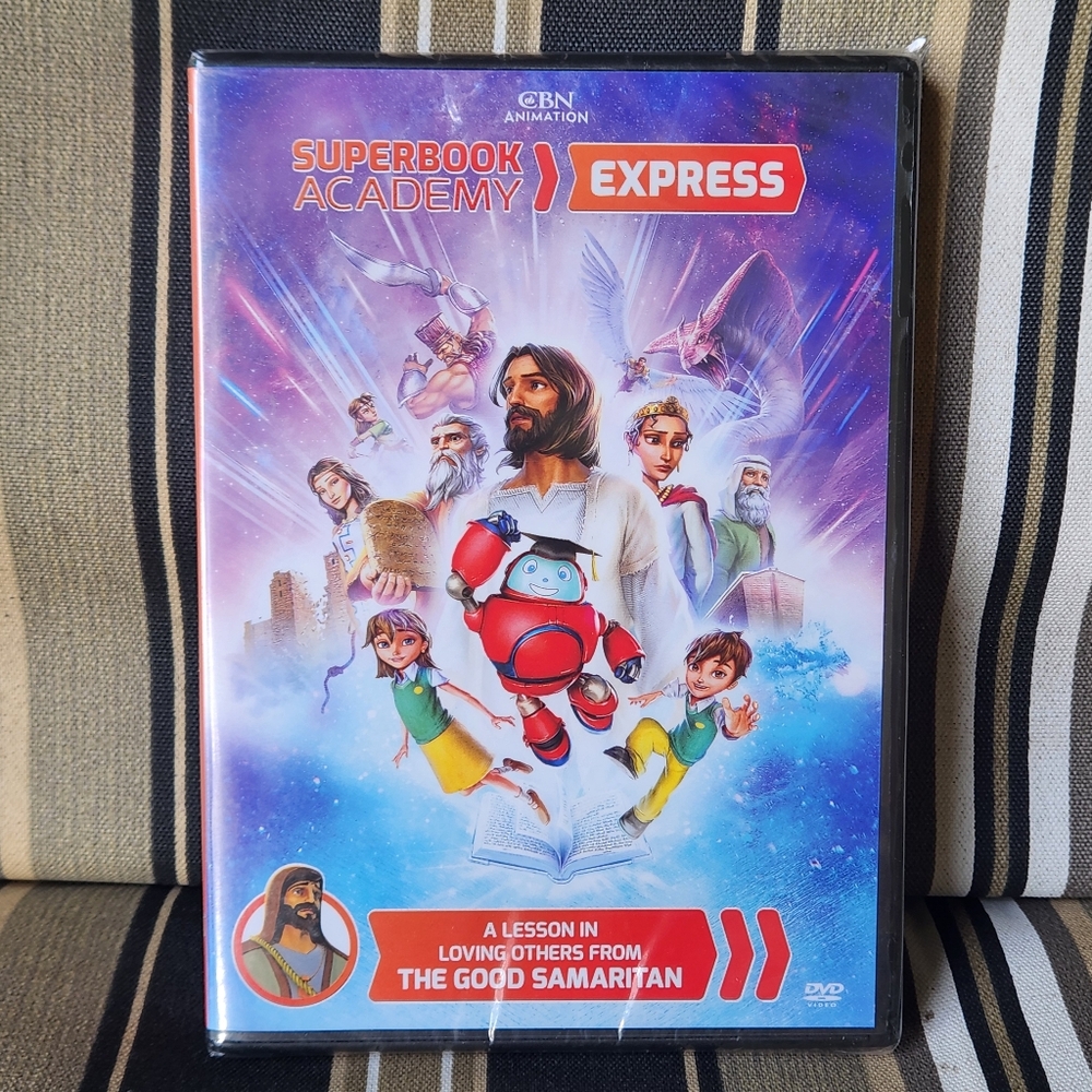 🖤 New CBN SuperBook Academy Express Good Samaritan Lesson In Loving Others DVD